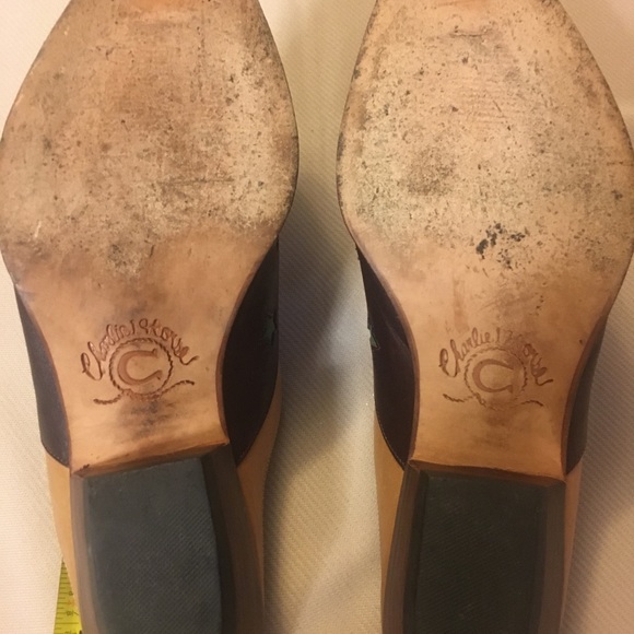 Charlie 1 Horse Artisan Handcrafted Shoe Size 6.5 M; Brown & Teal - Picture 8 of 12